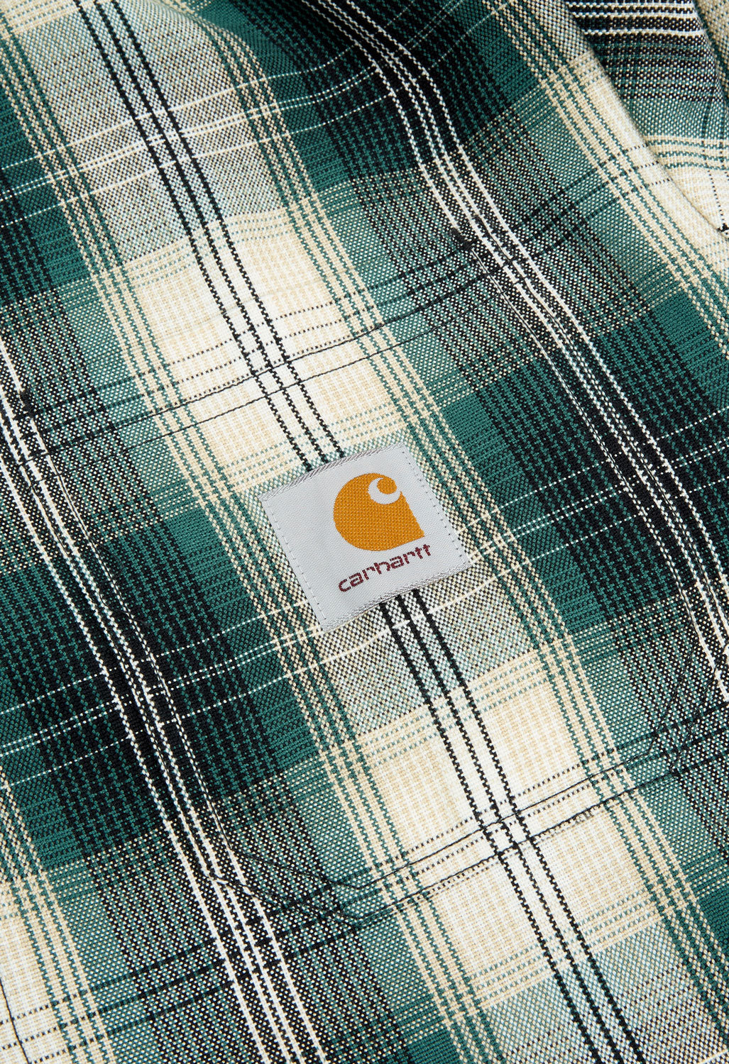 Carhartt Wip Long Sleeved Blanton Shirt - Blanton Check / Malachite