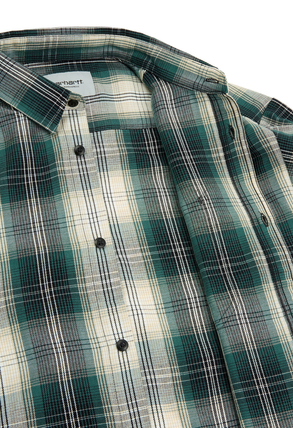 Carhartt Wip Long Sleeved Blanton Shirt - Blanton Check / Malachite