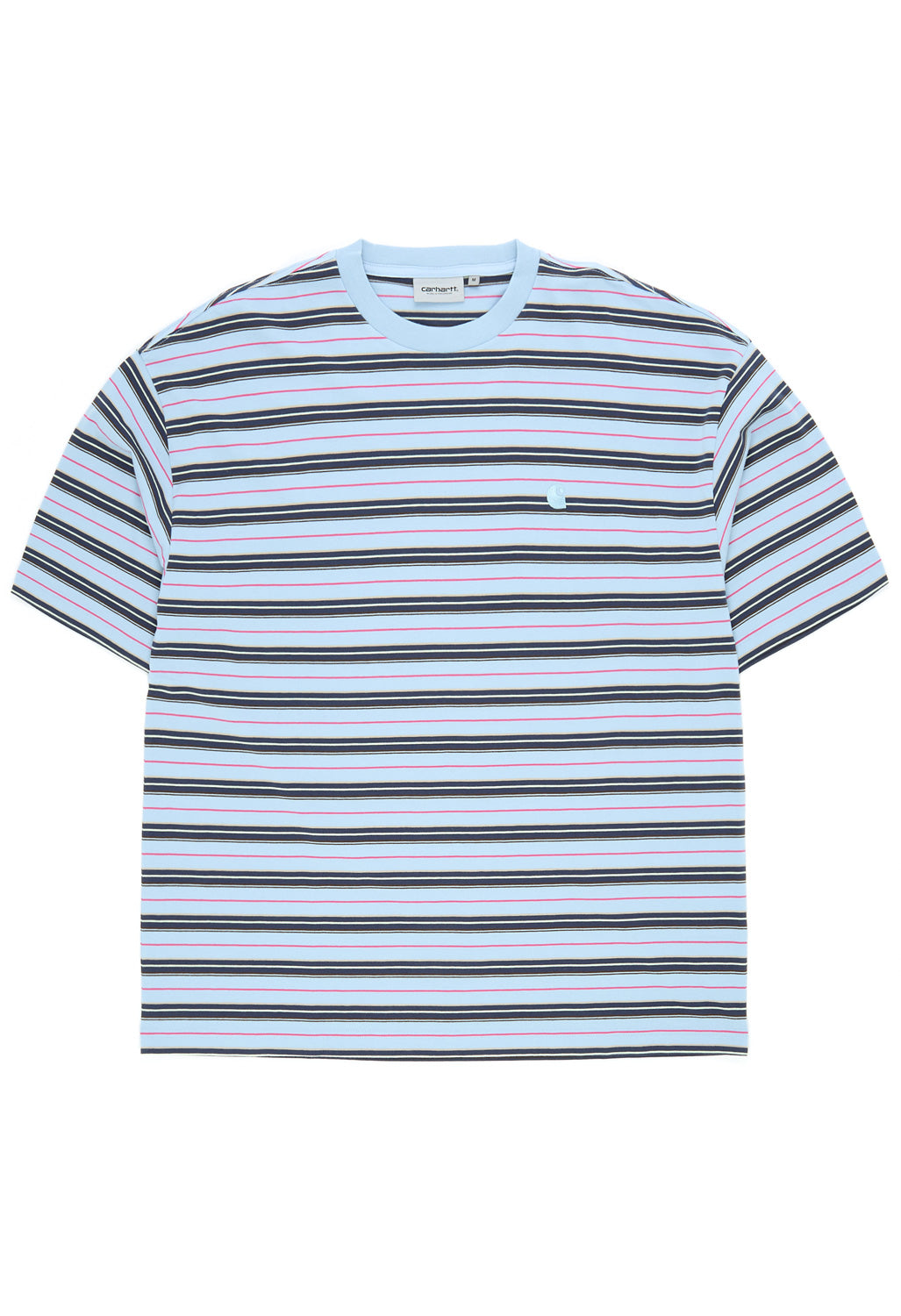 Carhartt WIP Nathan T-Shirt - Nathan Stripe / Air Sky