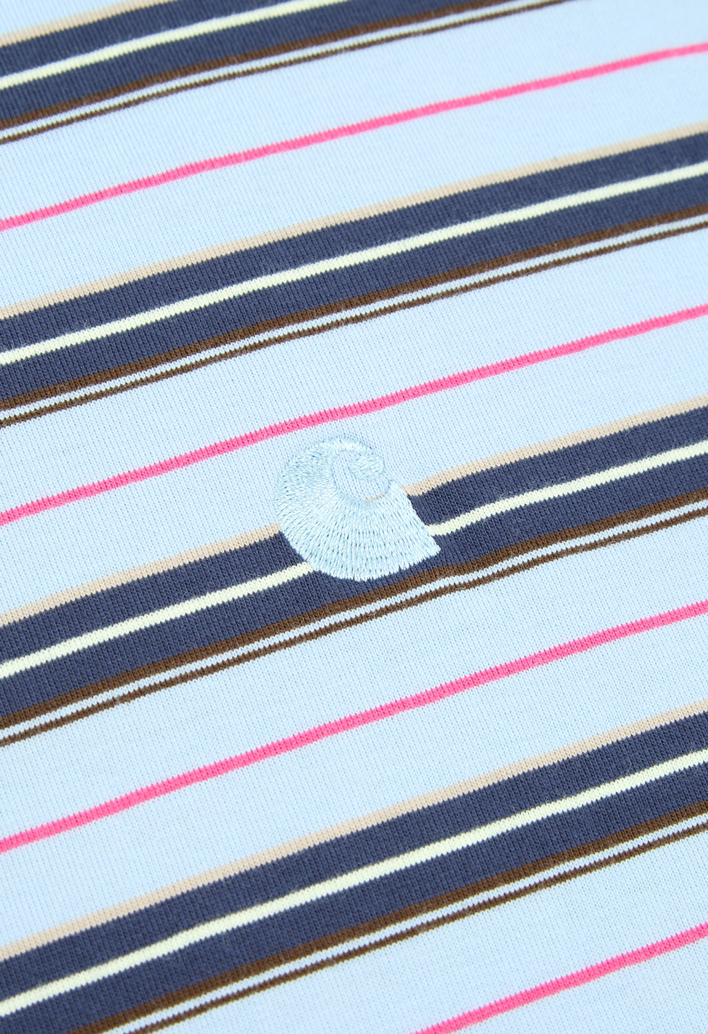 Carhartt WIP Nathan T-Shirt - Nathan Stripe / Air Sky