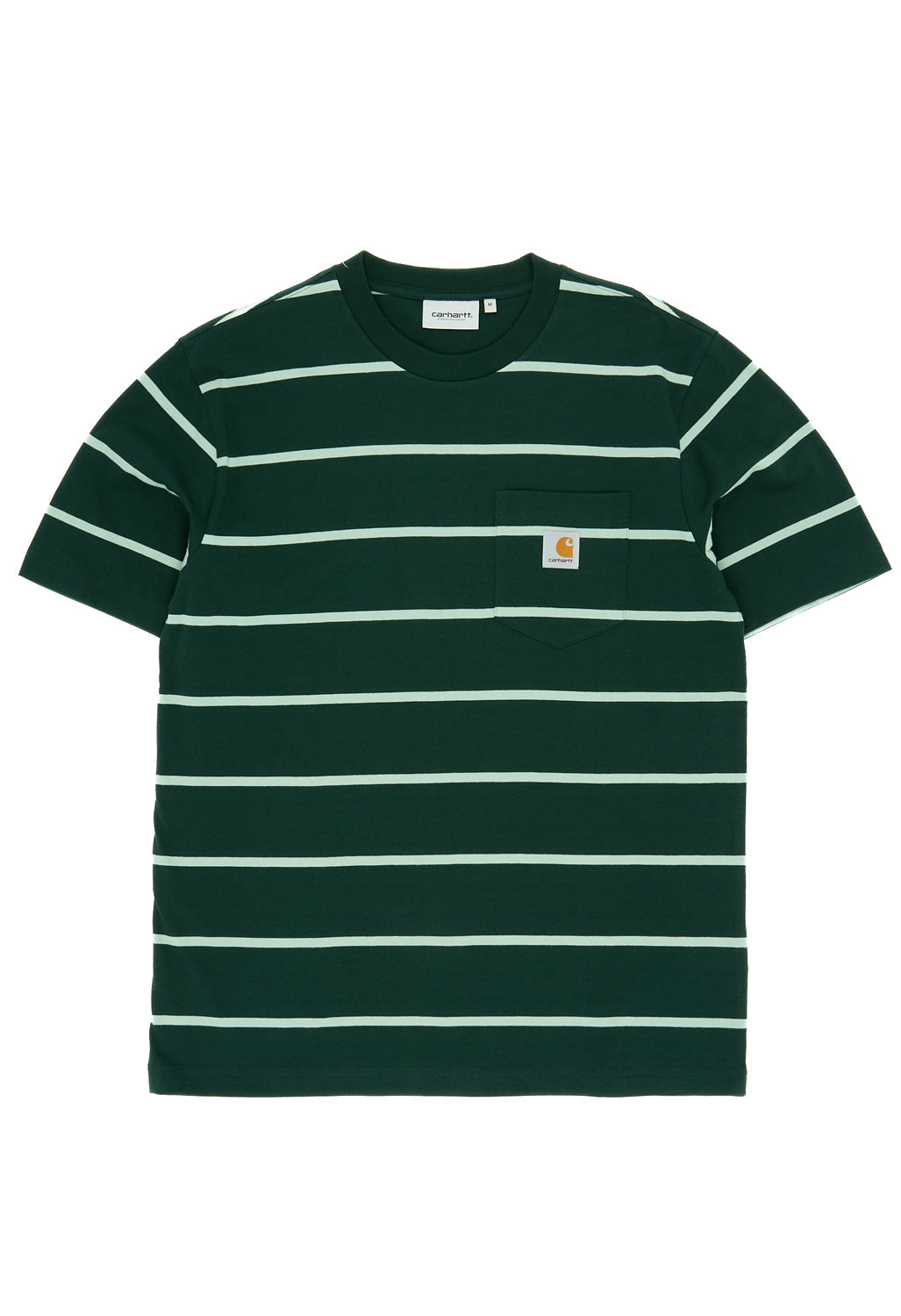 Carhartt WIP Aiken Pocket T-Shirt Aiken Stripe Conifer