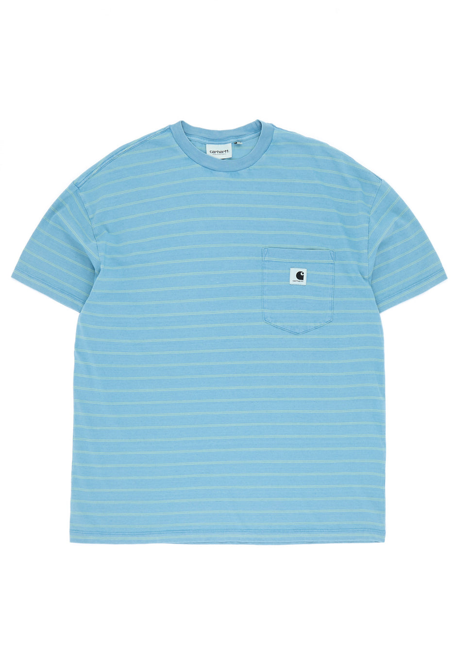 Carhartt WIP Women's Brodina T-Shirt - Brodina Stripe / Hortensia