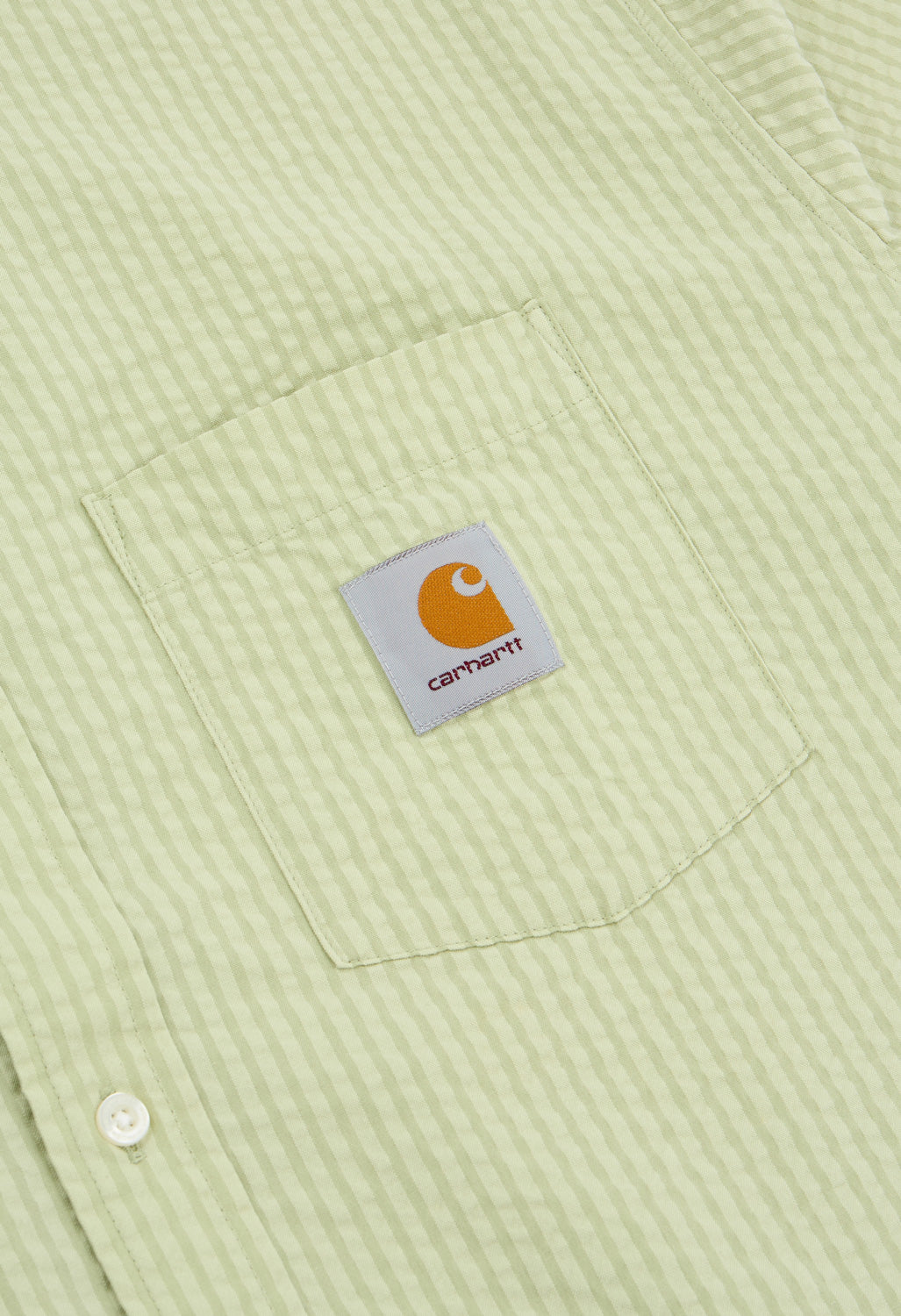 ★ドイツ発*carhartt WIP*新作*Toland 半袖シャツ/PALE OLIVE★ Carhartt WIP Short Sleeve Toland Stripe Shirt | Pale Olive