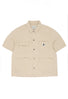 Carhartt WIP Women's Short Sleeve Michigan Shirt - Natural