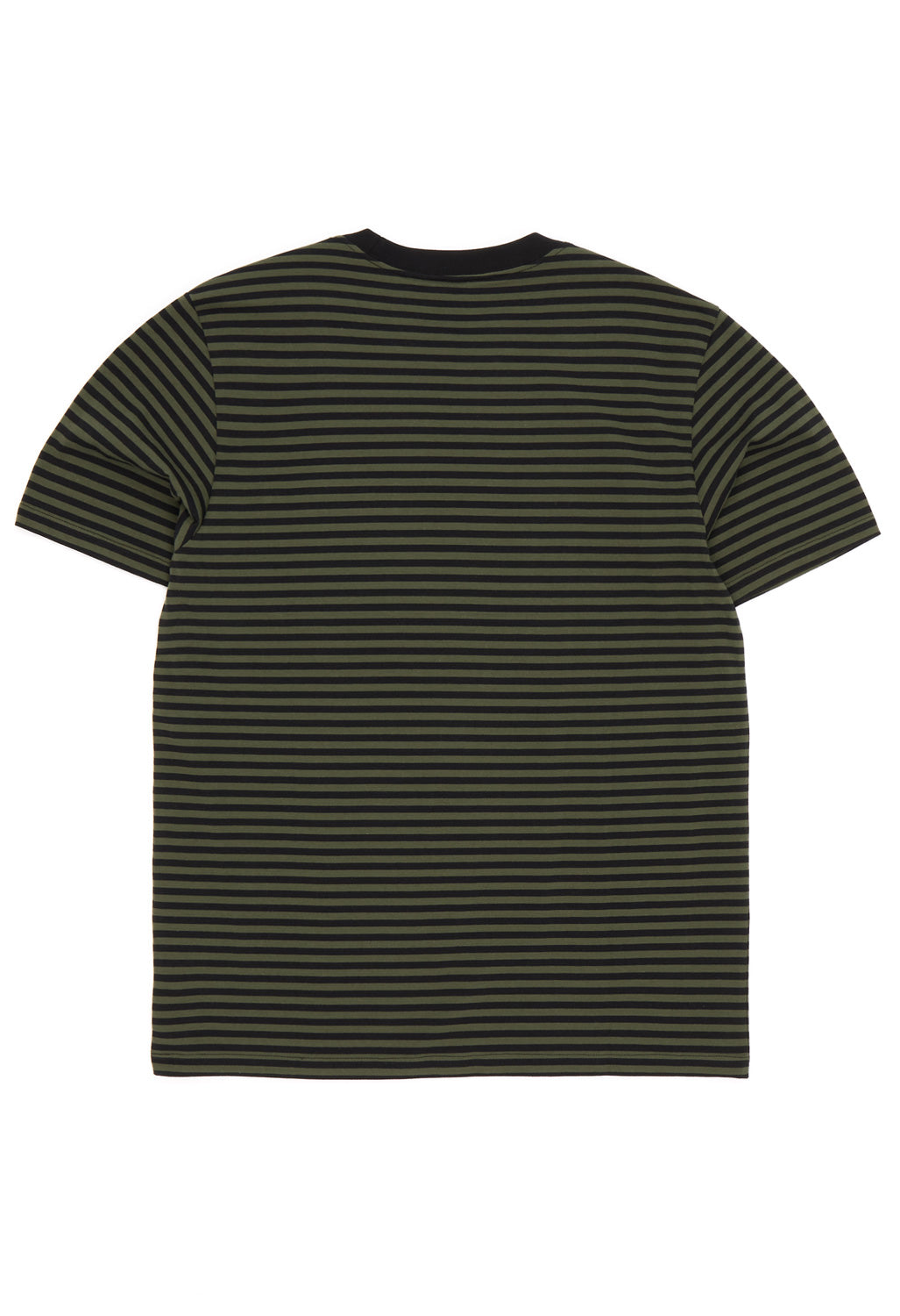 Carhartt WIP Verner Pocket T-Shirt - Verner Stripe / Black / Opuntia
