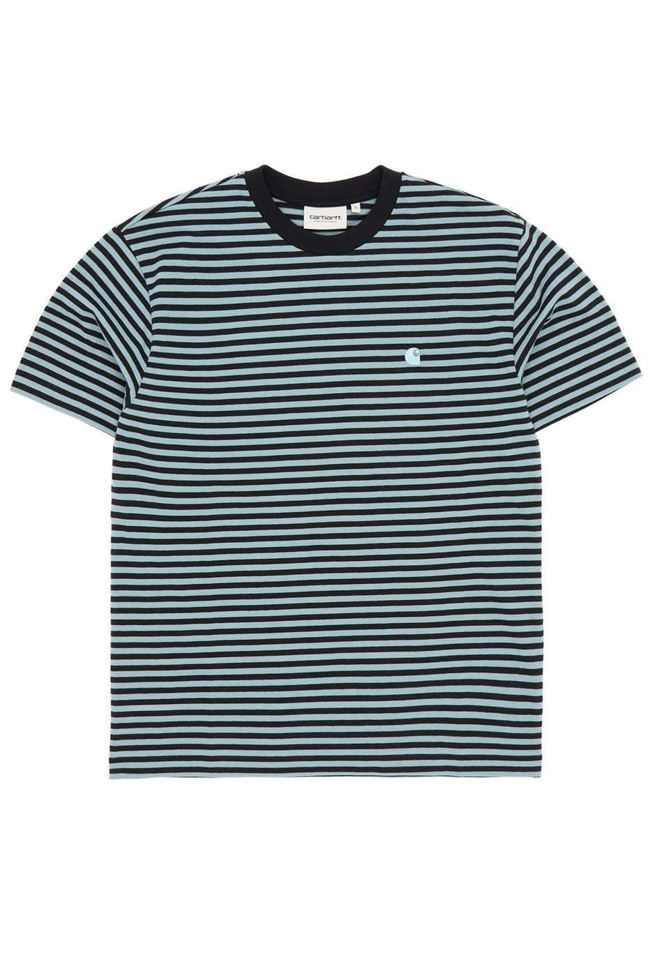 Carhartt WIP Women's Verner T-Shirt - Verner Stripe / Black / Citadel