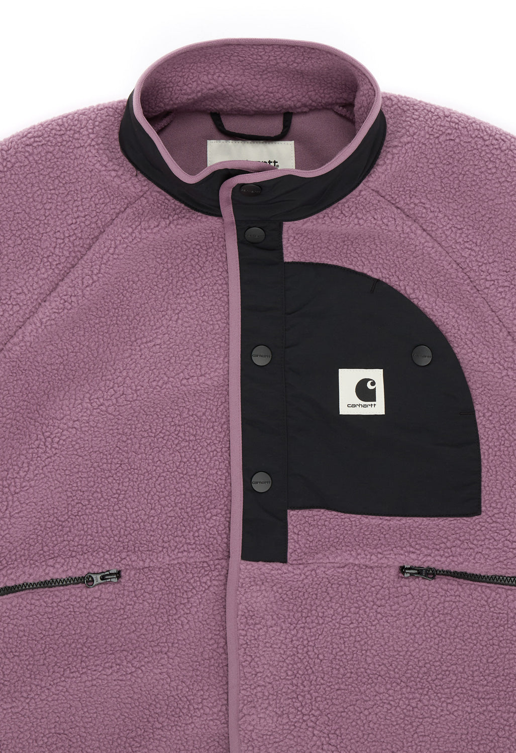 Carhartt WIP Women's Flynn Fleece Jacket - Phlox / Black