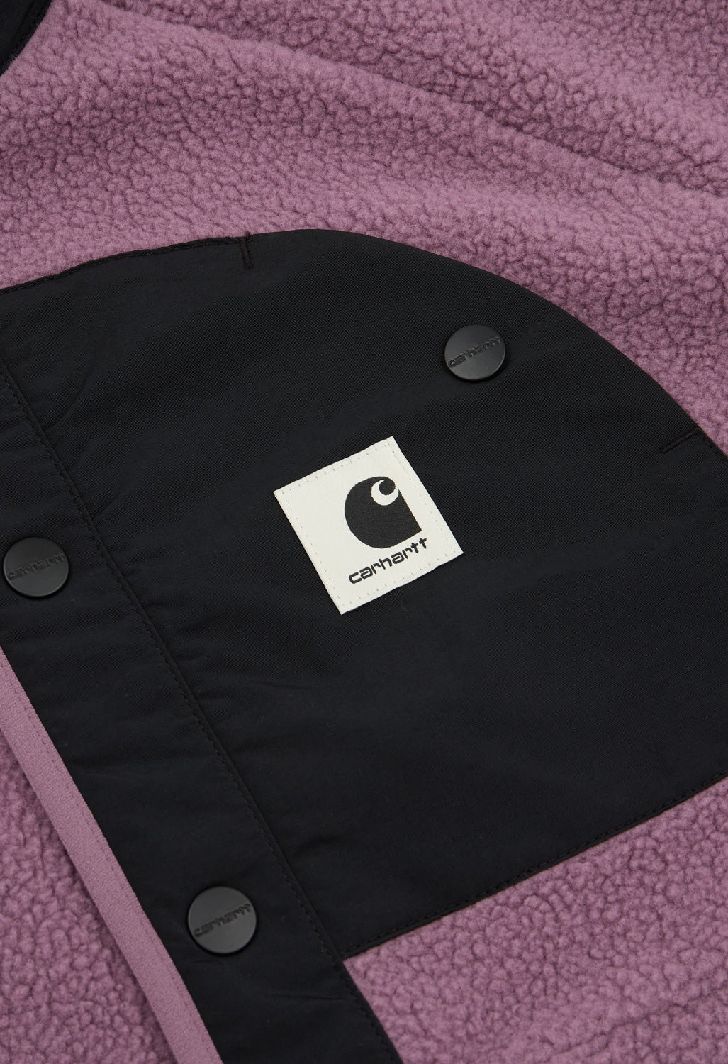Carhartt WIP Women's Flynn Fleece Jacket - Phlox / Black