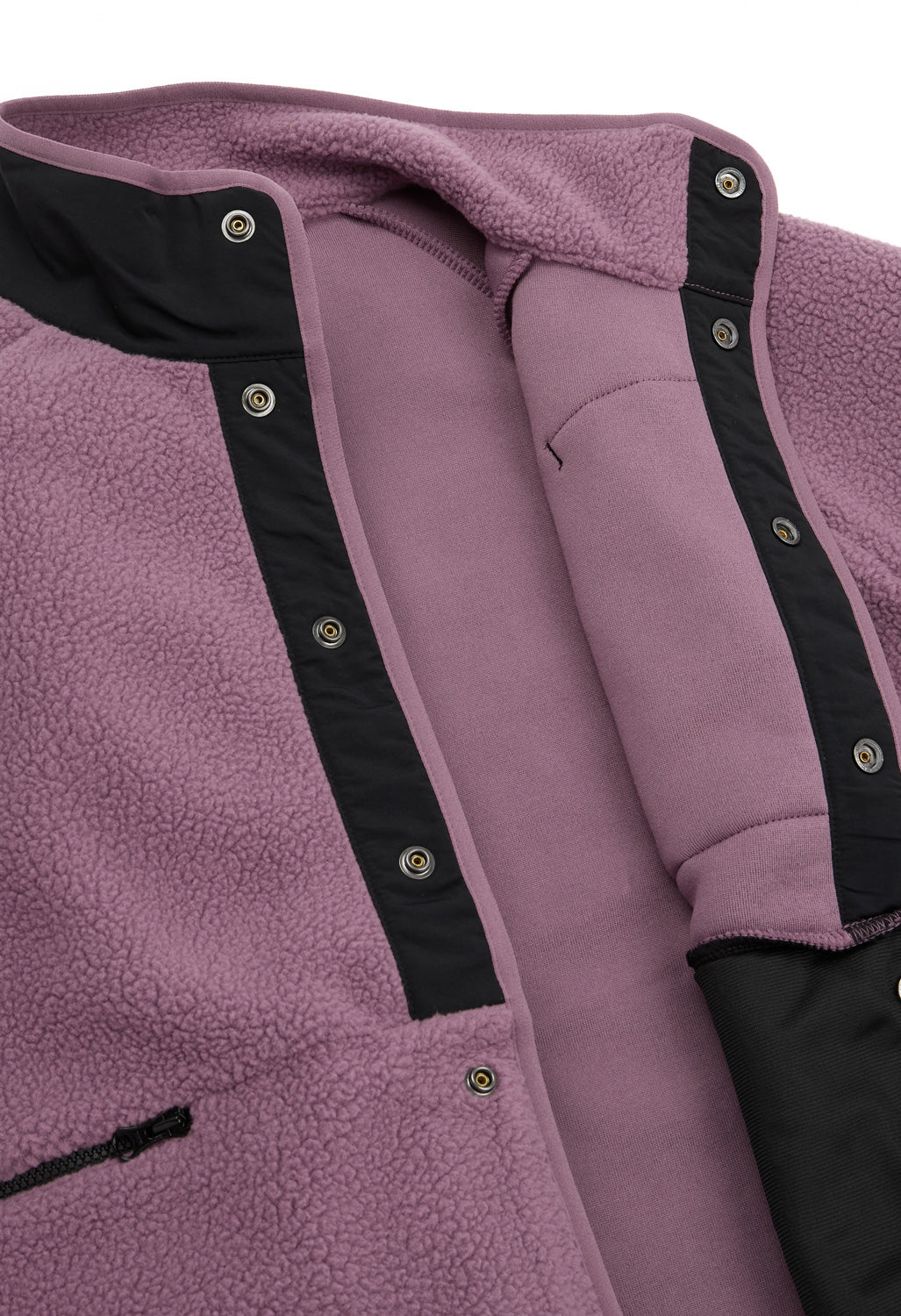 Carhartt WIP Women's Flynn Fleece Jacket - Phlox / Black