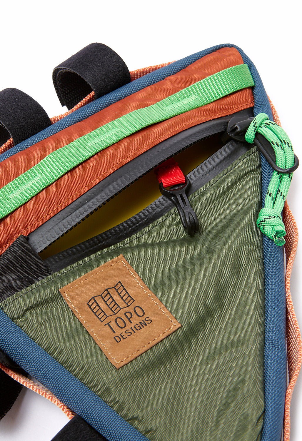Topo Designs Frame Bike Bag - Olive / Clay