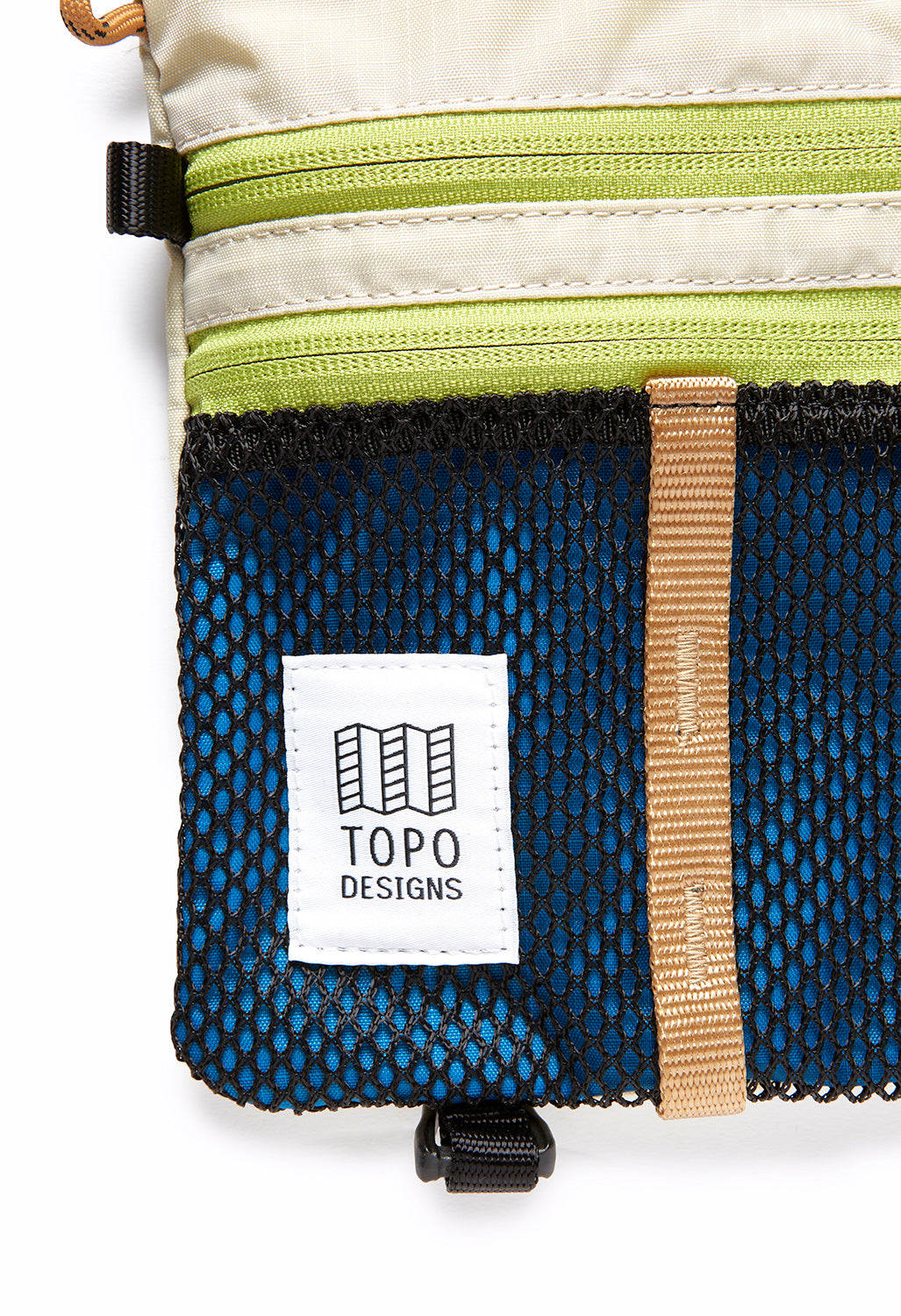 Topo Designs Mountain Accessory Shoulder Bag - Bone White / Blue