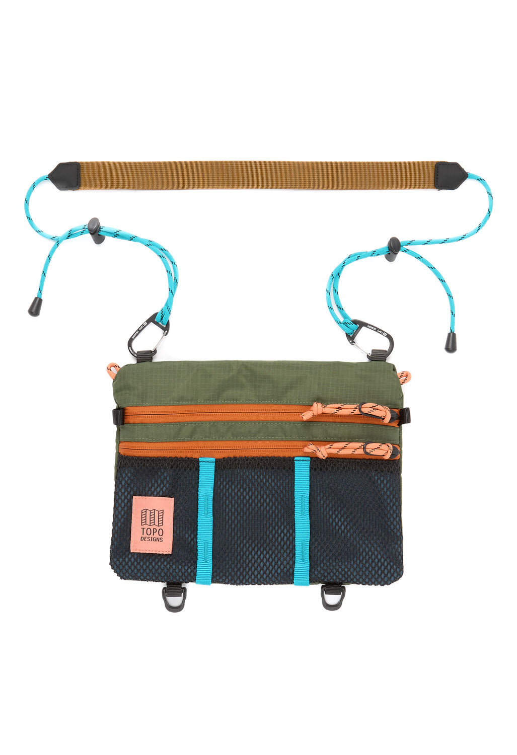 Topo Designs Mountain Accessory Shoulder Bag - Olive / Pond Blue