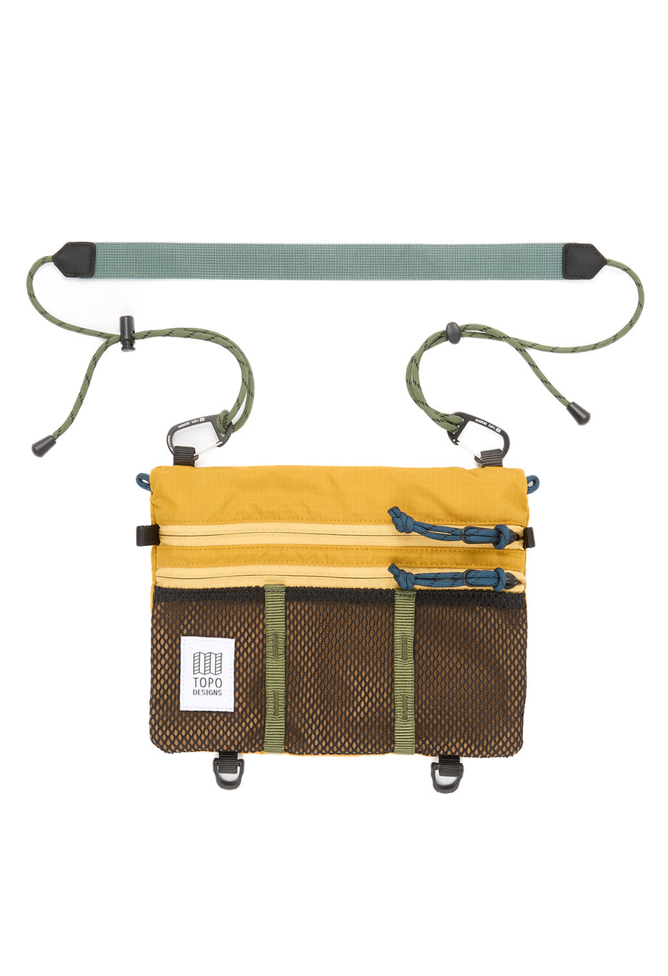 Topo Designs Mountain Accessory Shoulder Bag - Mustard / Dark Khaki