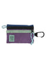 Topo Designs Accessory bag Micro Mountain - Midnight / Loganberry
