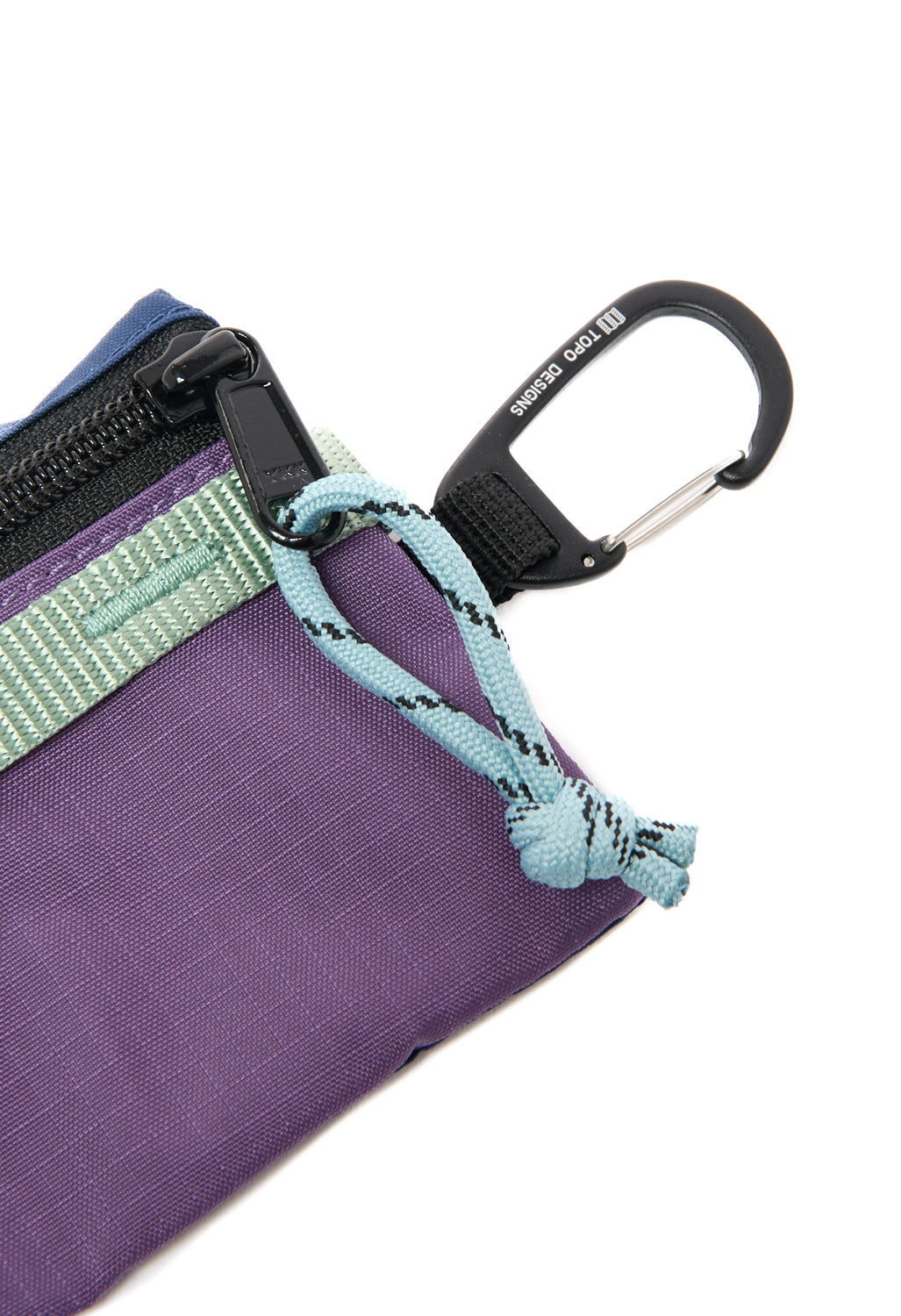 Topo Designs Accessory bag Micro Mountain - Midnight / Loganberry