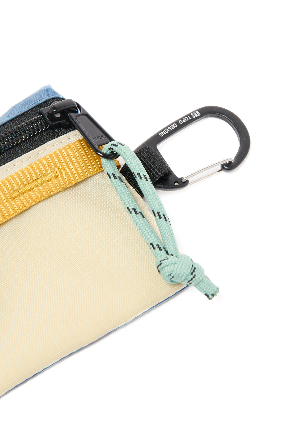 Topo Designs Accessory bag Micro Mountain - Stone Blue / Bone White