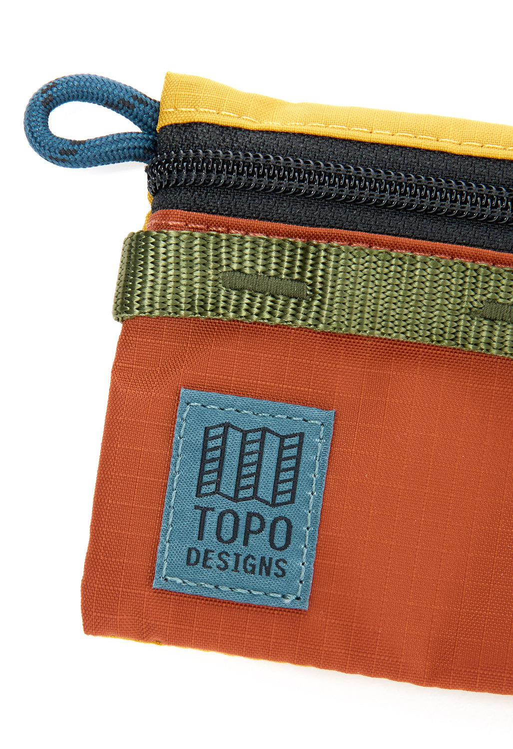 Topo Designs Mountain Accessory Bag Micro - Mustard / Clay