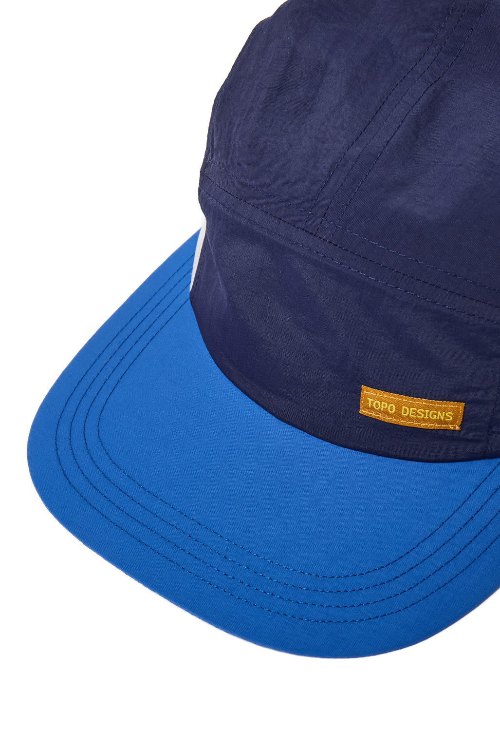 Topo Designs Nylon Camp Hat - Cobalt / Midnight