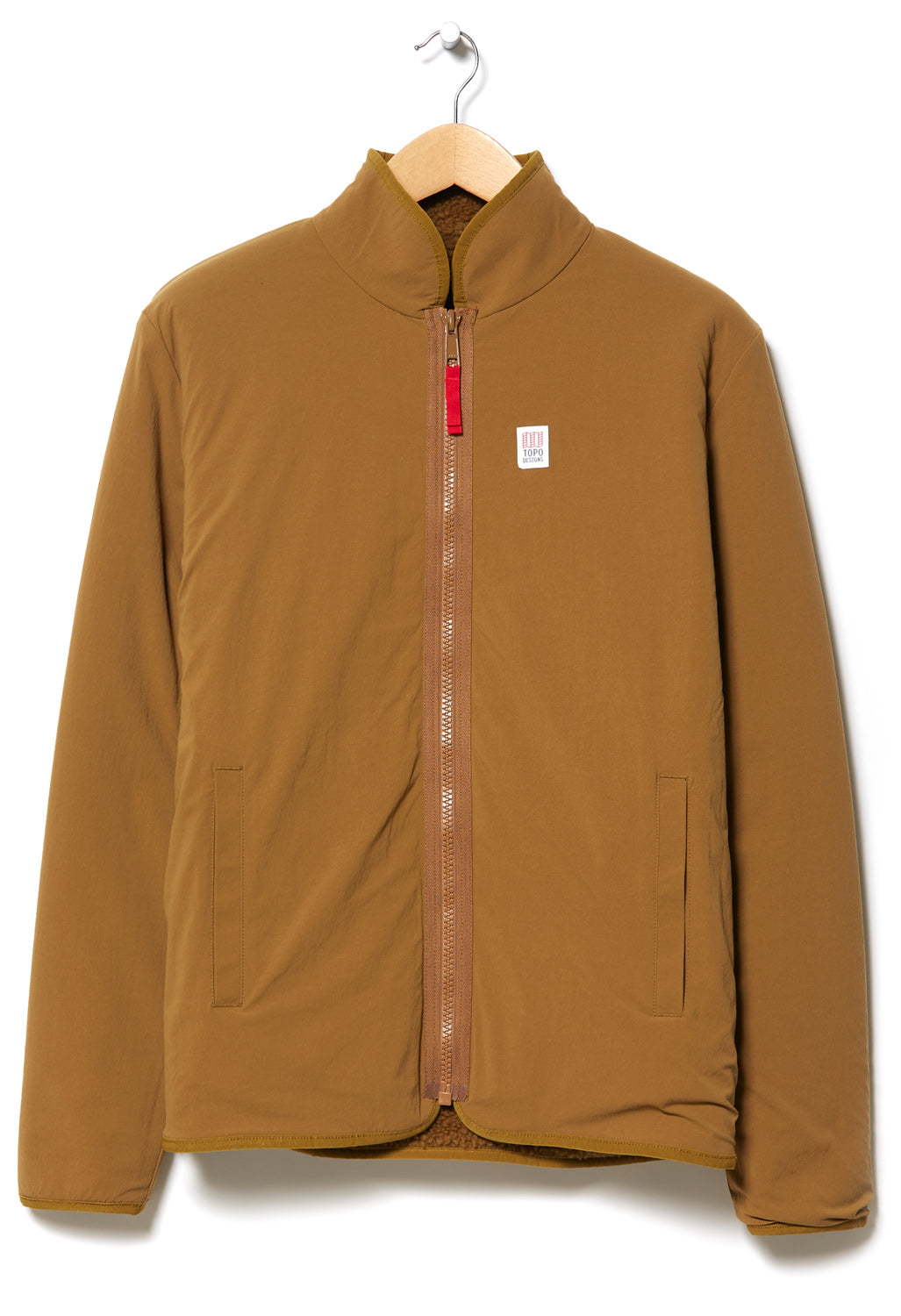 Topo Designs Men's Sherpa Jacket - Dark Khaki / Dark Khaki