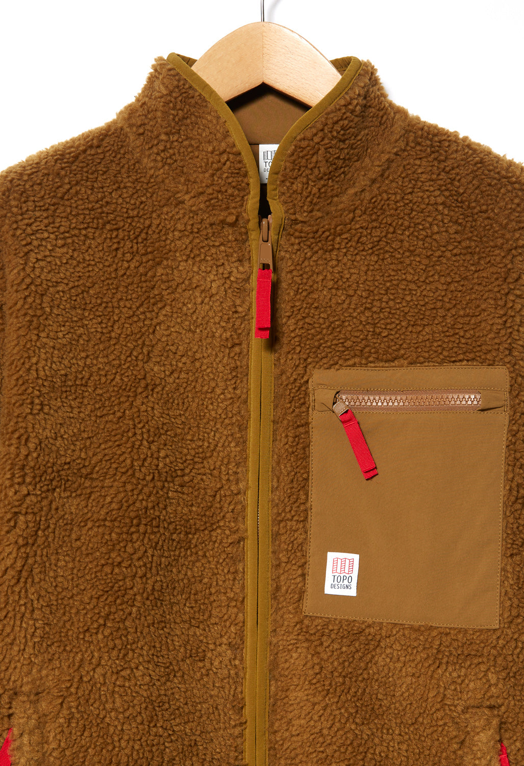 Topo Designs Men's Sherpa Jacket - Dark Khaki / Dark Khaki