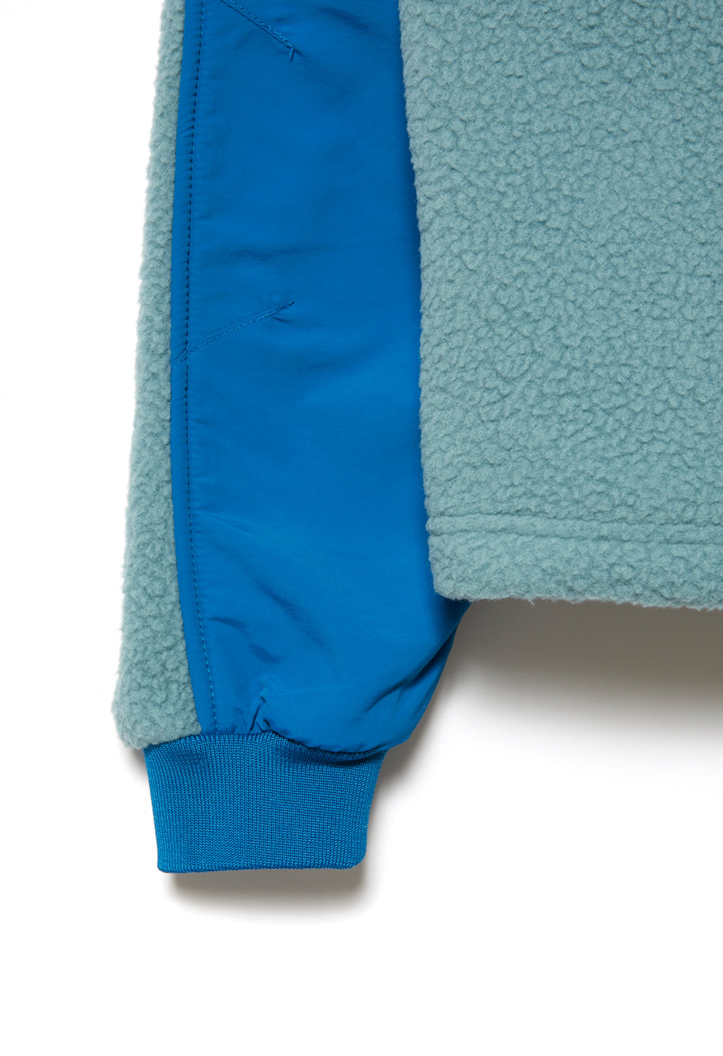 Topo Designs Women's Mountain Fleece Pullover - Slate Blue / Light Mint