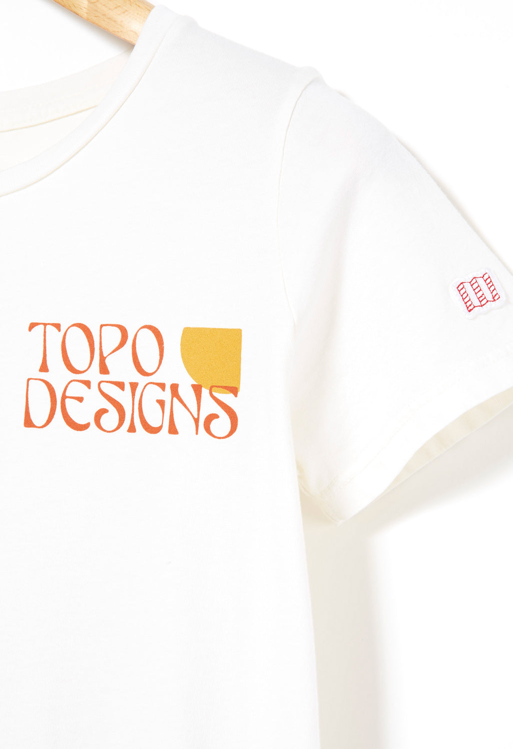 Topo Designs Women's Canyons Tee - Natural