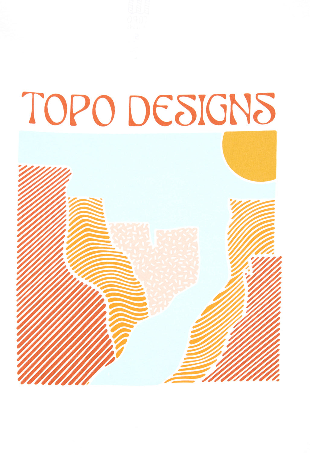 Topo Designs Women's Canyons Tee - Natural