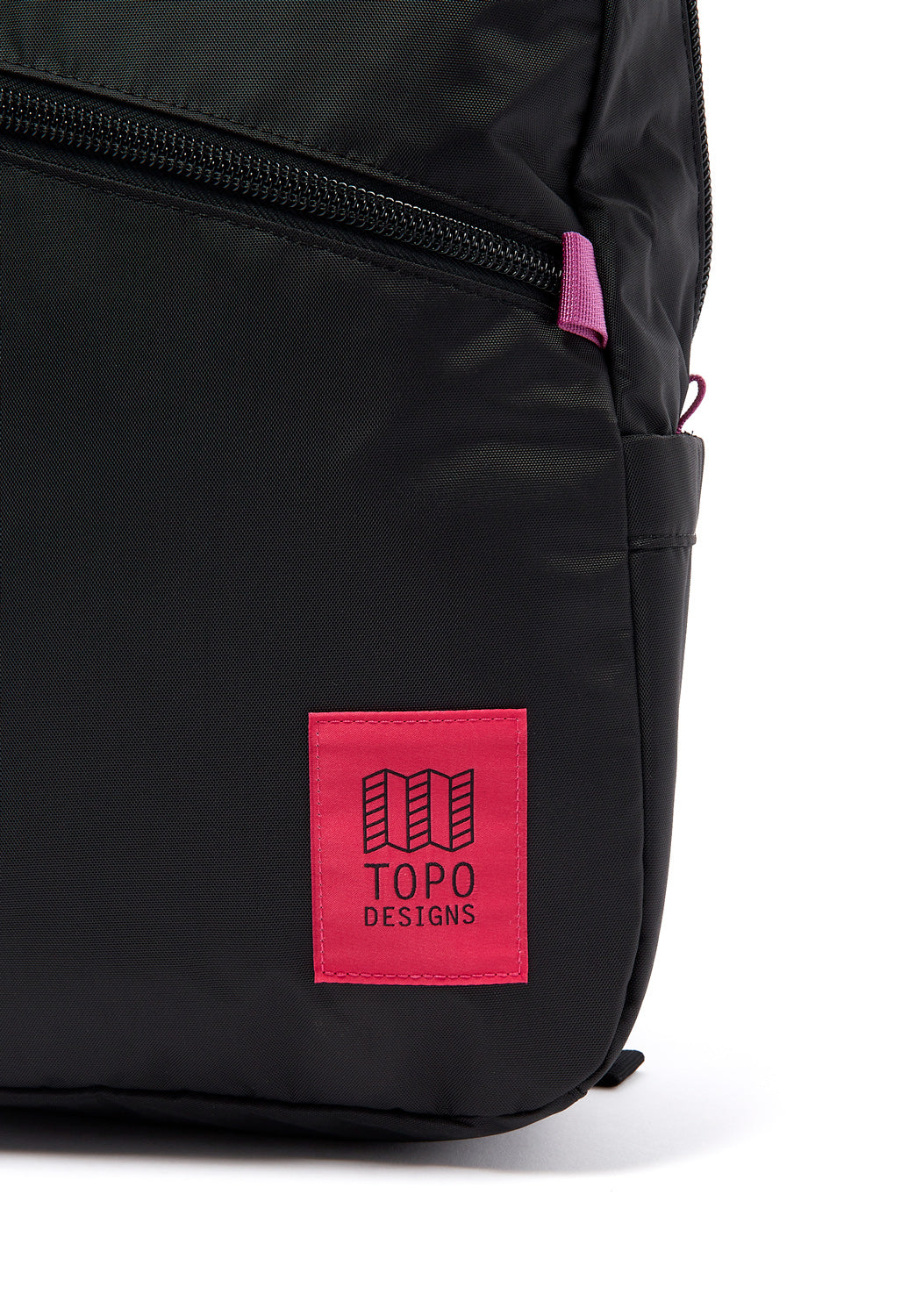 Topo Designs Light Pack - Black / Pink