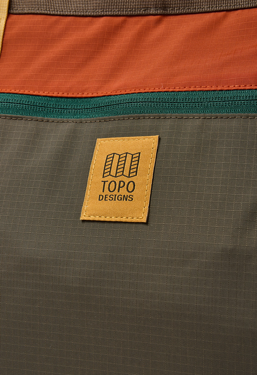 Topo Designs Mountain Utility Tote - Woodland / Terracotta