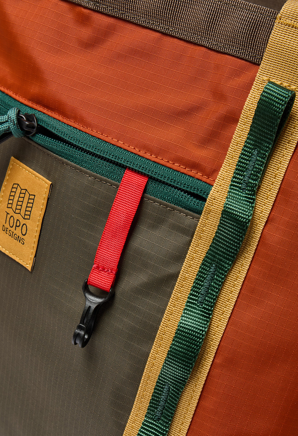 Topo Designs Mountain Utility Tote - Woodland / Terracotta