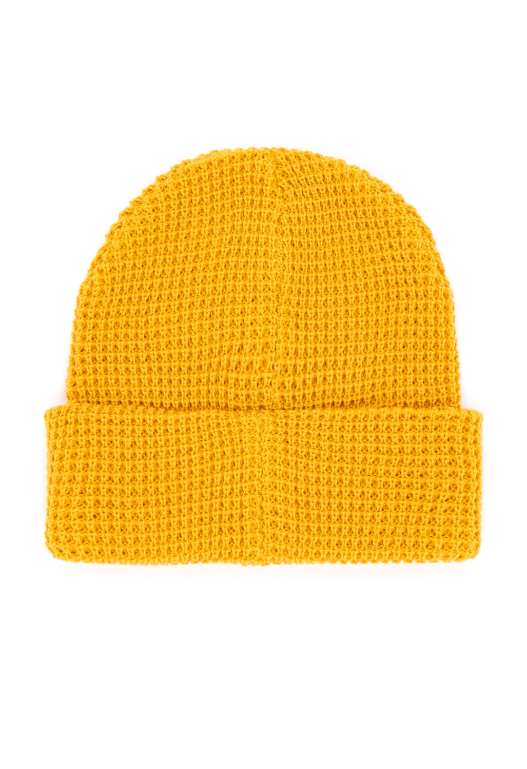 Topo Designs Waffle Knit Beanie - Mustard