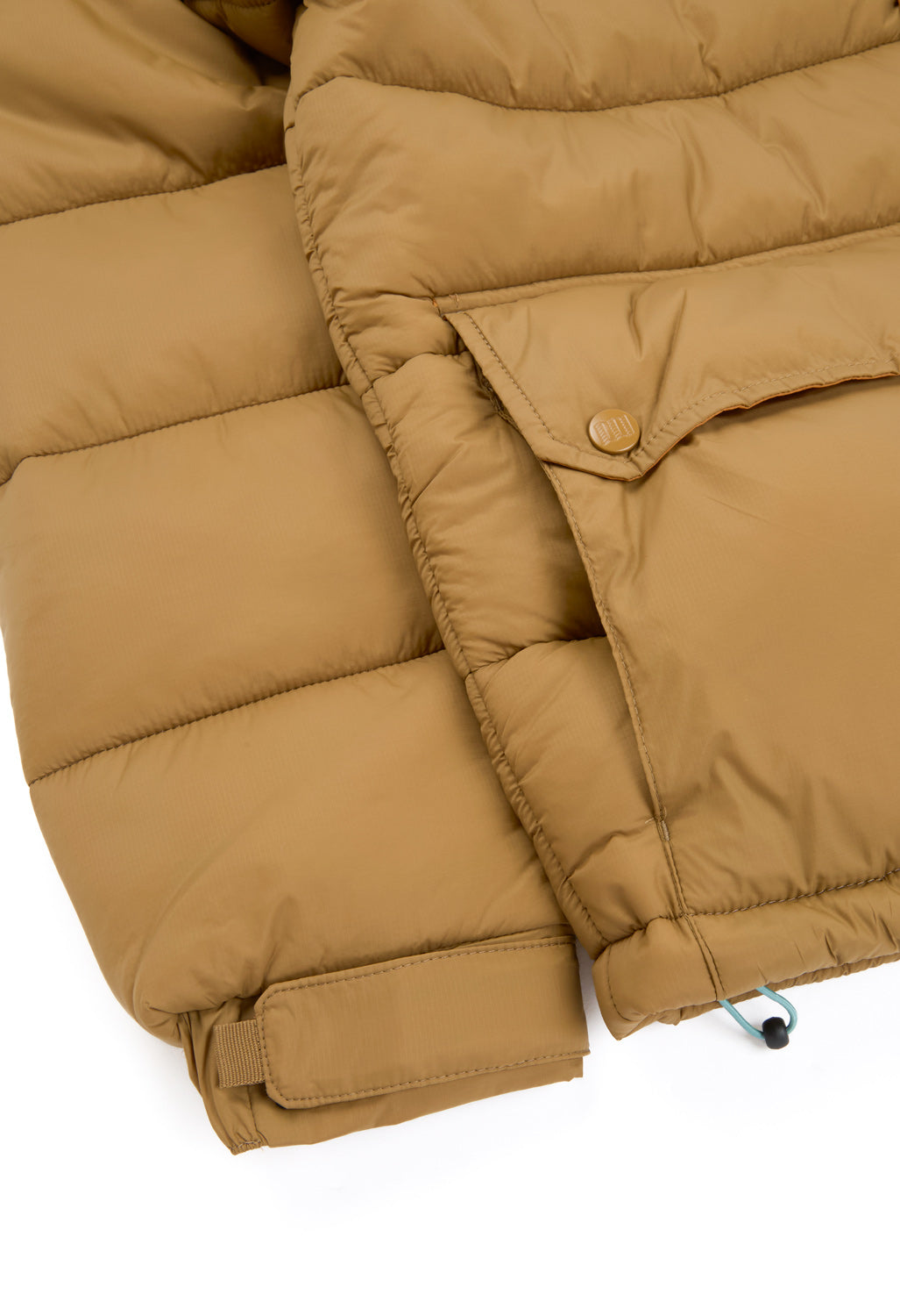 Topo Designs Men's Retro Ridge Puffer Jacket - Dark Khaki / Spice ...