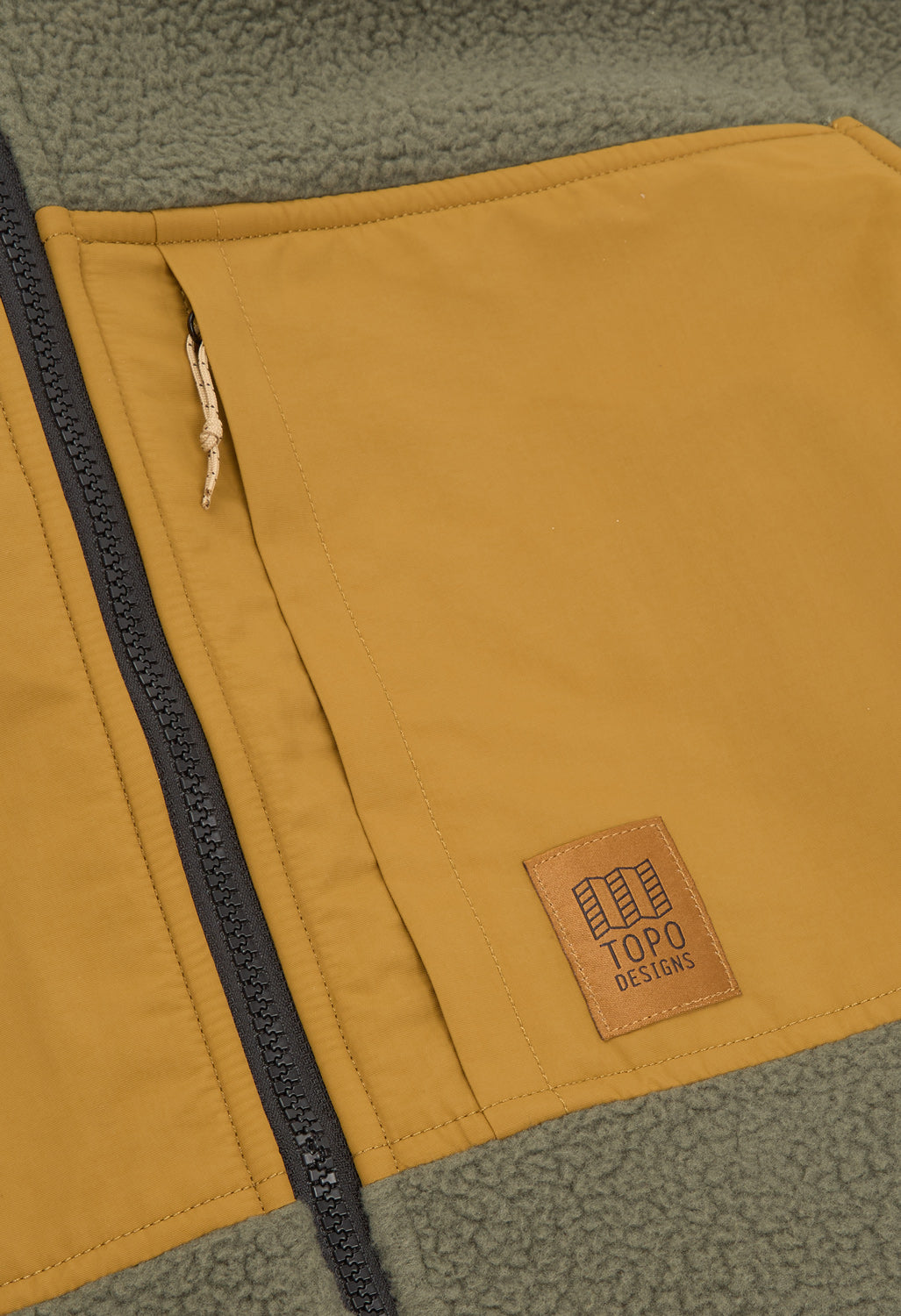 Topo Designs Men's Summit Rise Full Zip Jacket - Beetle / Dark Khaki