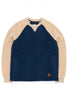 Topo Designs Mountain Fleece Crewneck - Midnight / Oatmeal