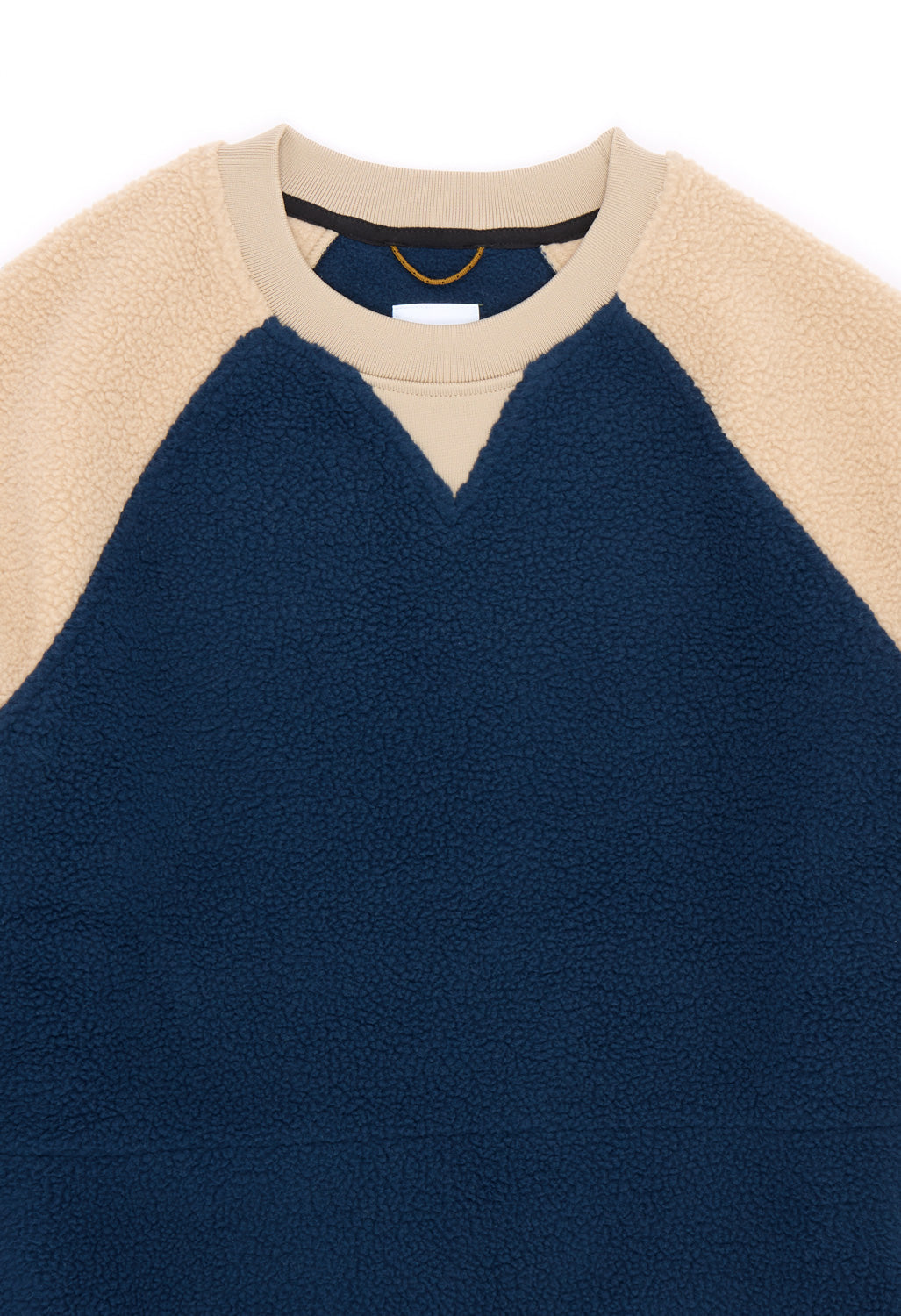 Topo Designs Mountain Fleece Crewneck - Midnight / Oatmeal