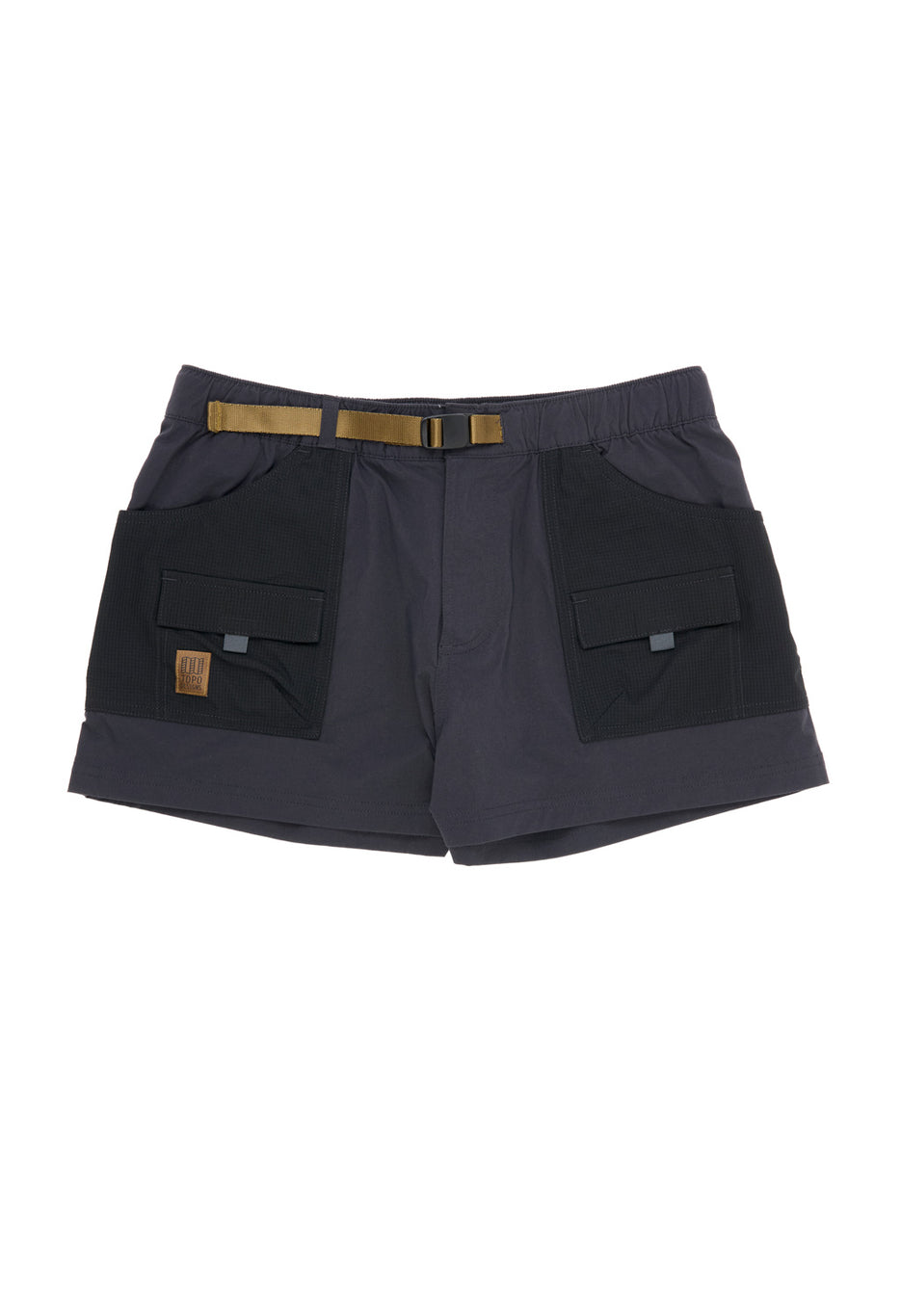 Topo Designs Women's Retro River Shorts - Black / Neutral