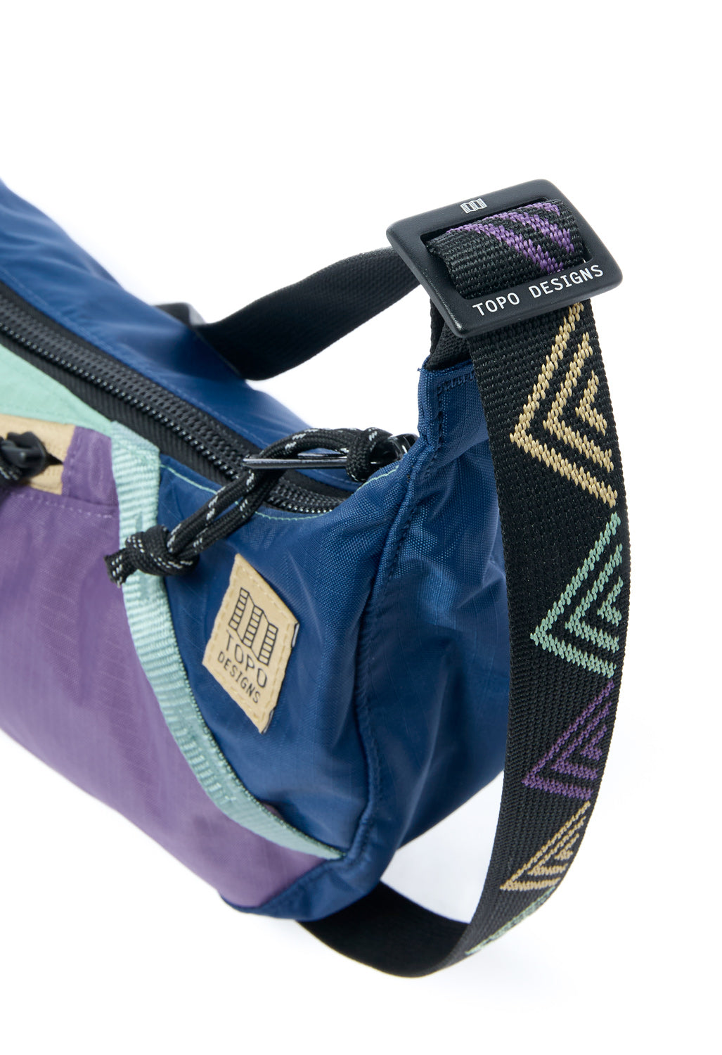Topo Designs Moonlight Crossbody Bag - Midnight / Loganberry
