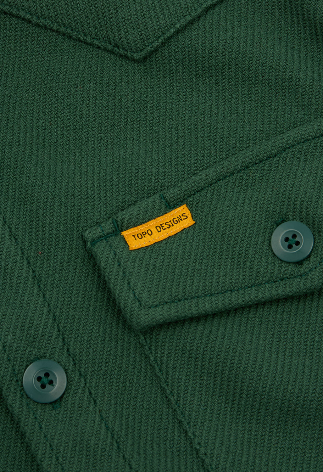 Topo Designs Men's Onlooker Twill Shirt Jacket - Forest