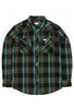 Topo Designs Men's Long Sleeve Mountain Shirt - Olive Multi Plaid