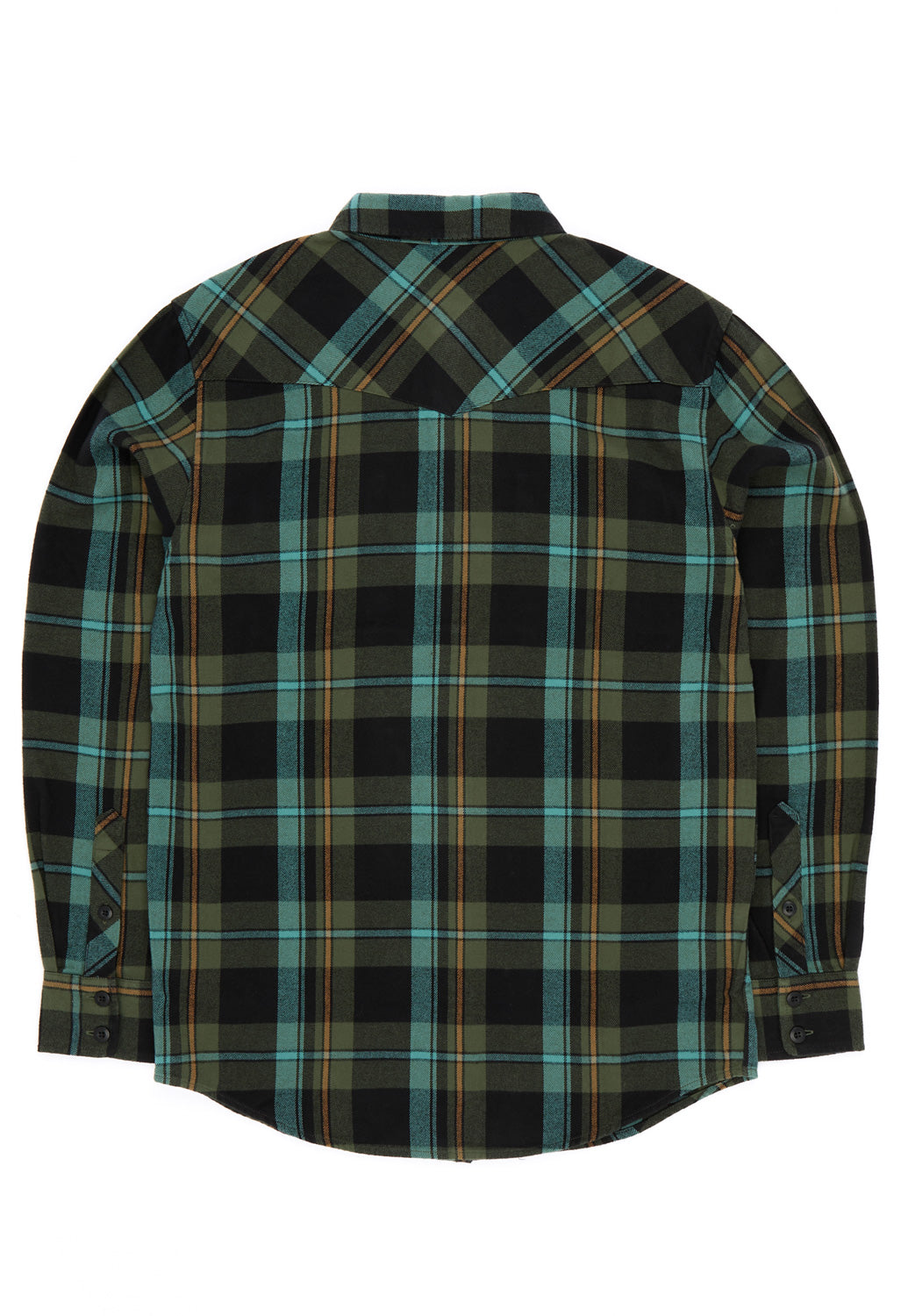 Topo Designs Men's Long Sleeve Mountain Shirt - Olive Multi Plaid