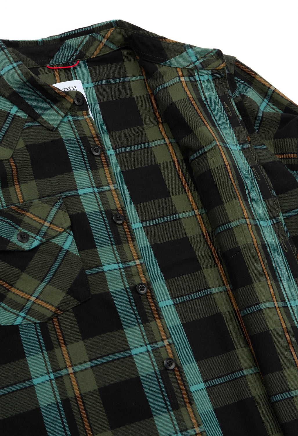 Topo Designs Men's Long Sleeve Mountain Shirt - Olive Multi Plaid