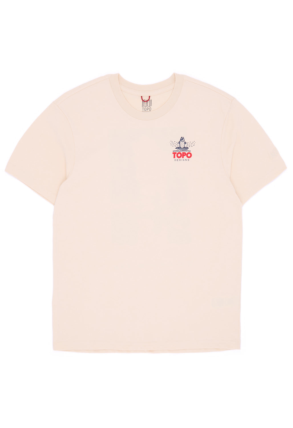 Topo Designs Men's Mountain River Tee - Bone White
