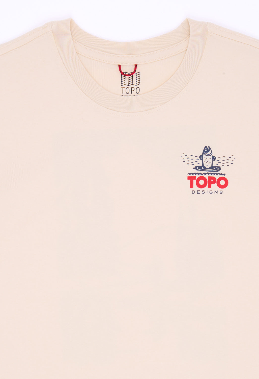 Topo Designs Men's Mountain River Tee - Bone White