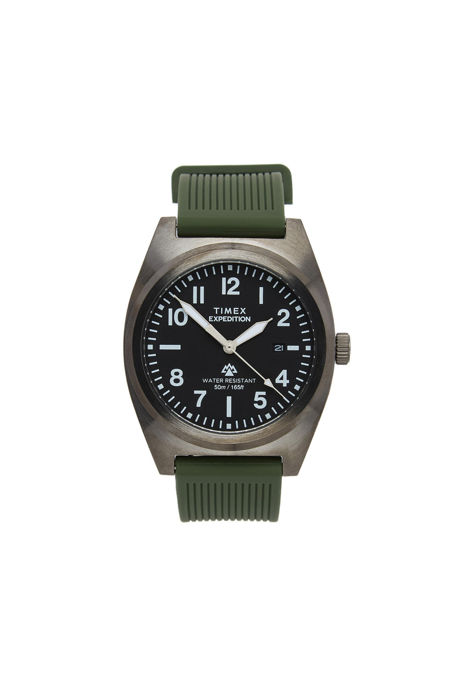 Timex Expedition Capstone 39mm Watch - Gunmetal / Black / Green