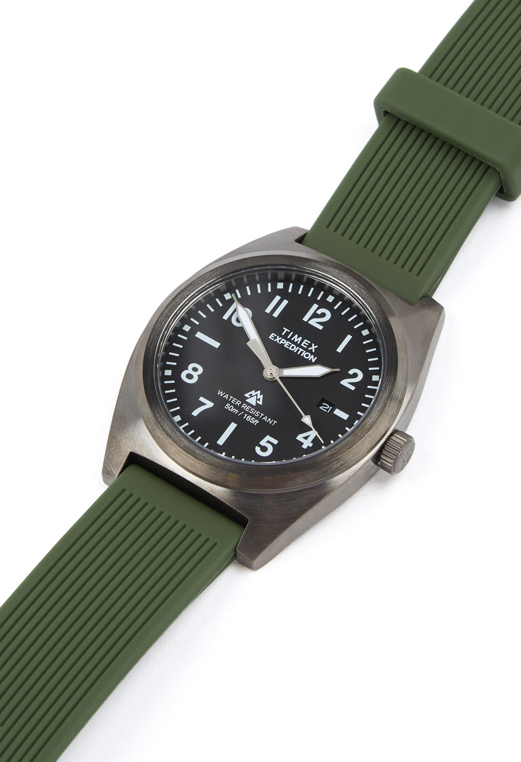 Timex Expedition Capstone 39mm Watch - Gunmetal / Black / Green