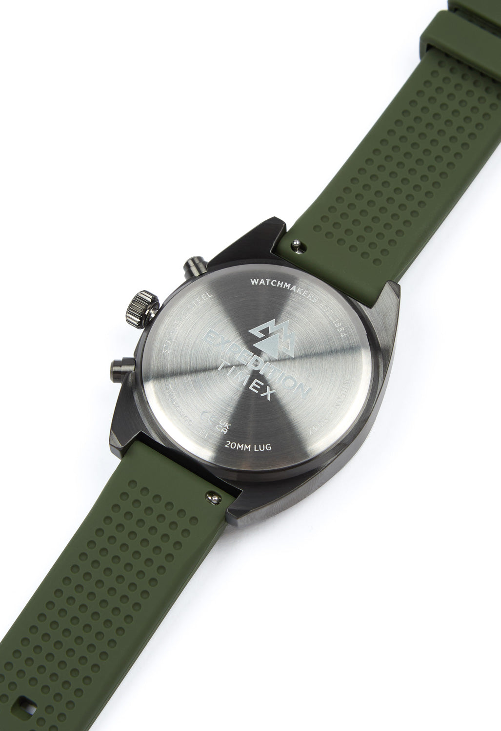 Timex Expedition Capstone Chrono 41mm Watch - Gunmetal / Green / Green