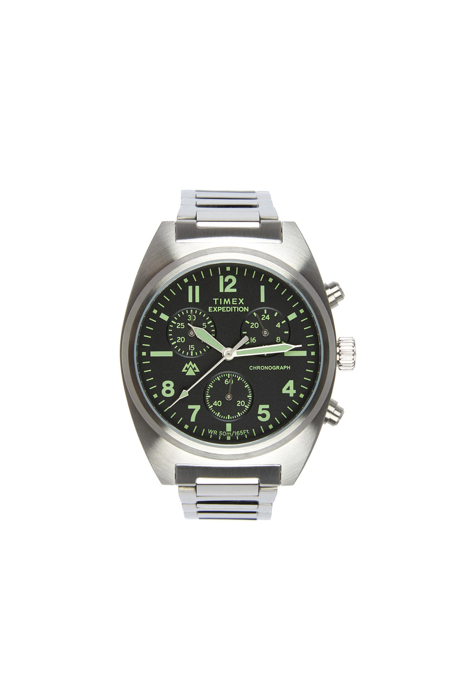 Timex Expedition Capstone Chrono 41mm Watch - Stainless Steel / Black / Stainless Steel