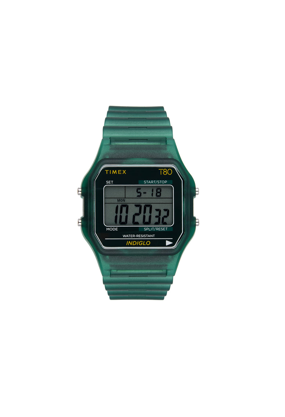 Timex 80 Translucent 34mm Watch - Green / Green
