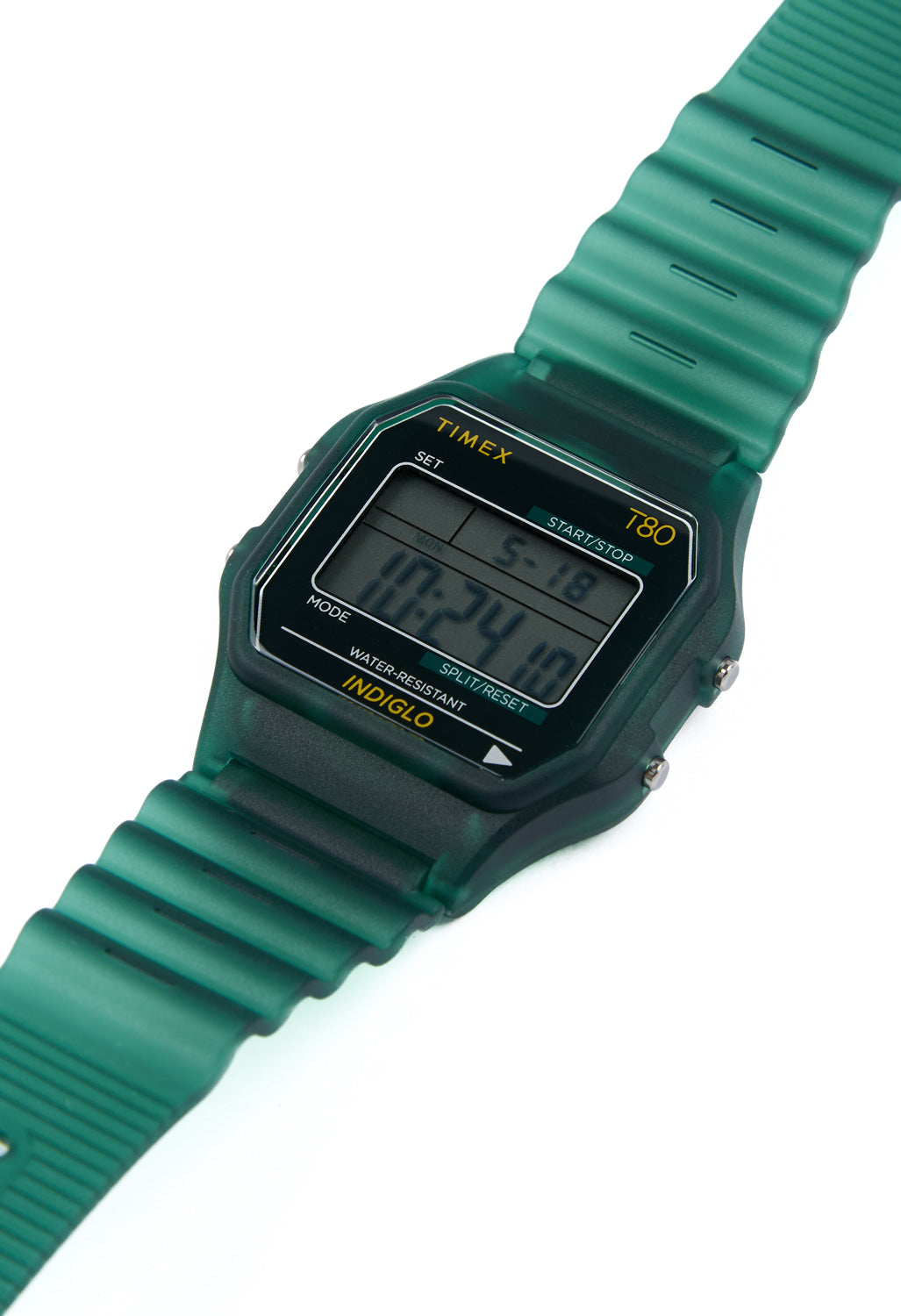 Timex 80 Translucent 34mm Watch - Green / Green – Outsiders Store UK
