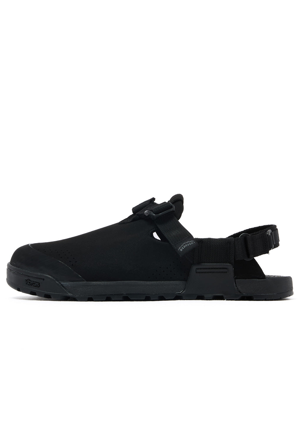 Bedrock Sandals Mountain Clog - Obsidian Black Synthetic Suede